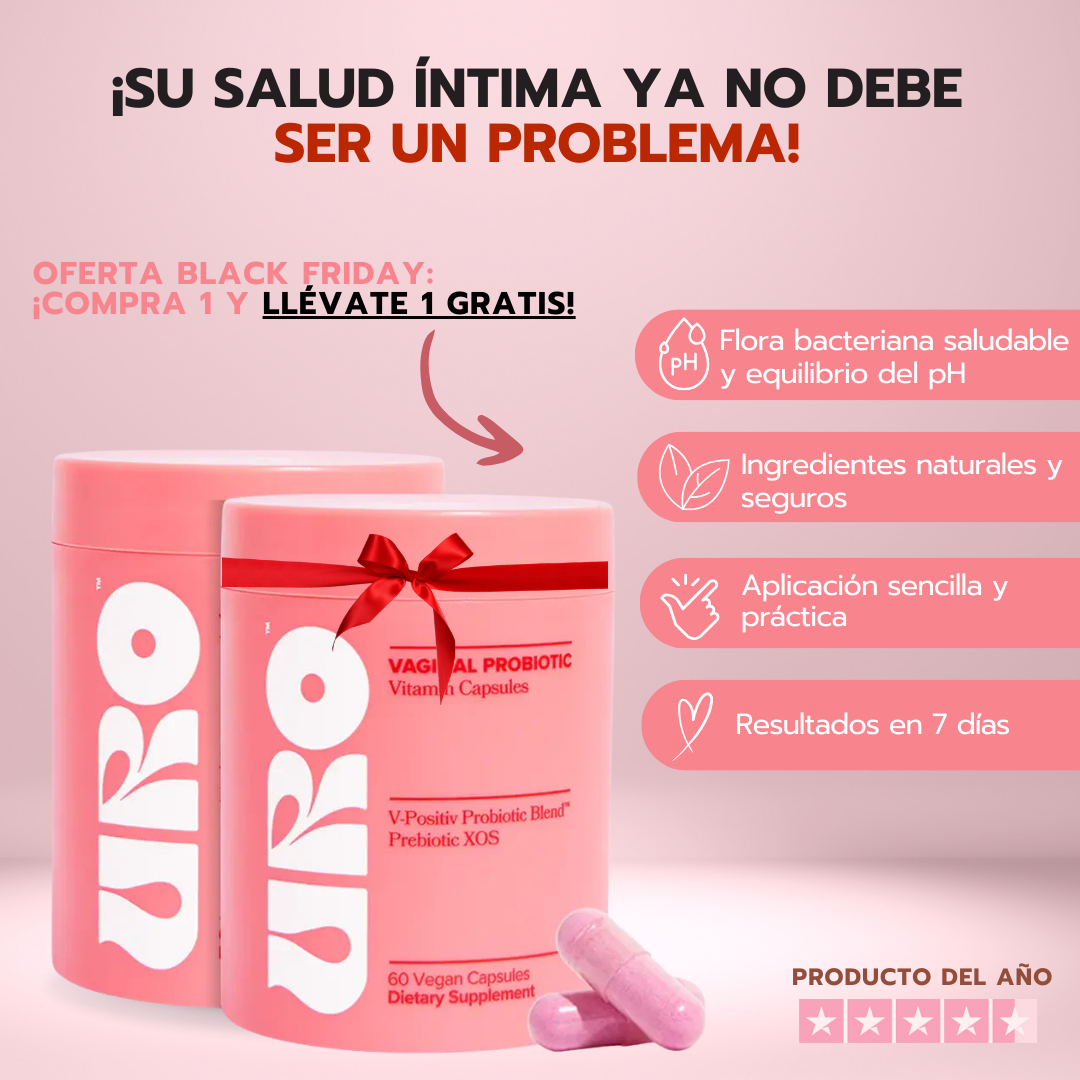 URO Probióticos Vaginales - Salud íntima y equilibrio del pH